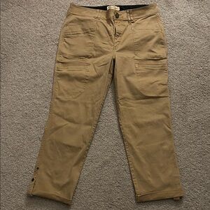Democracy Womens Ab Technology Cargo Pants in Tan Size 14